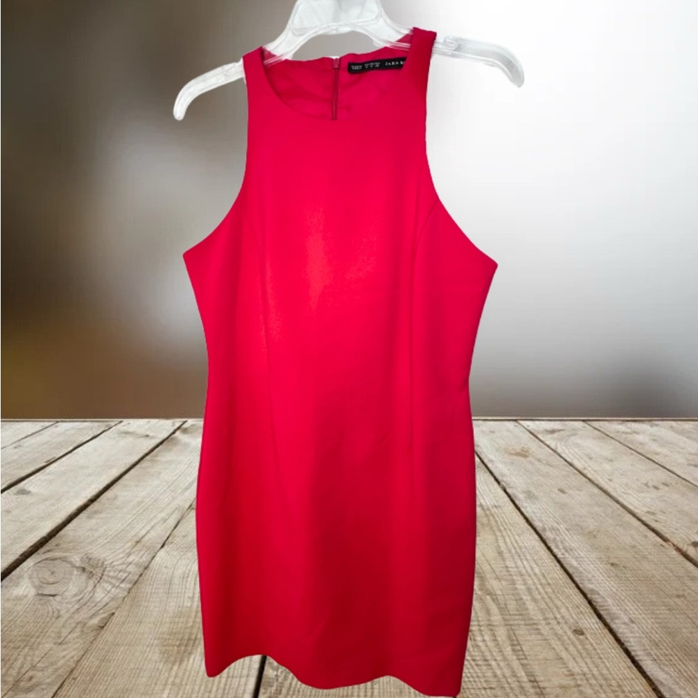 Zara Hot Pink Basic Dress